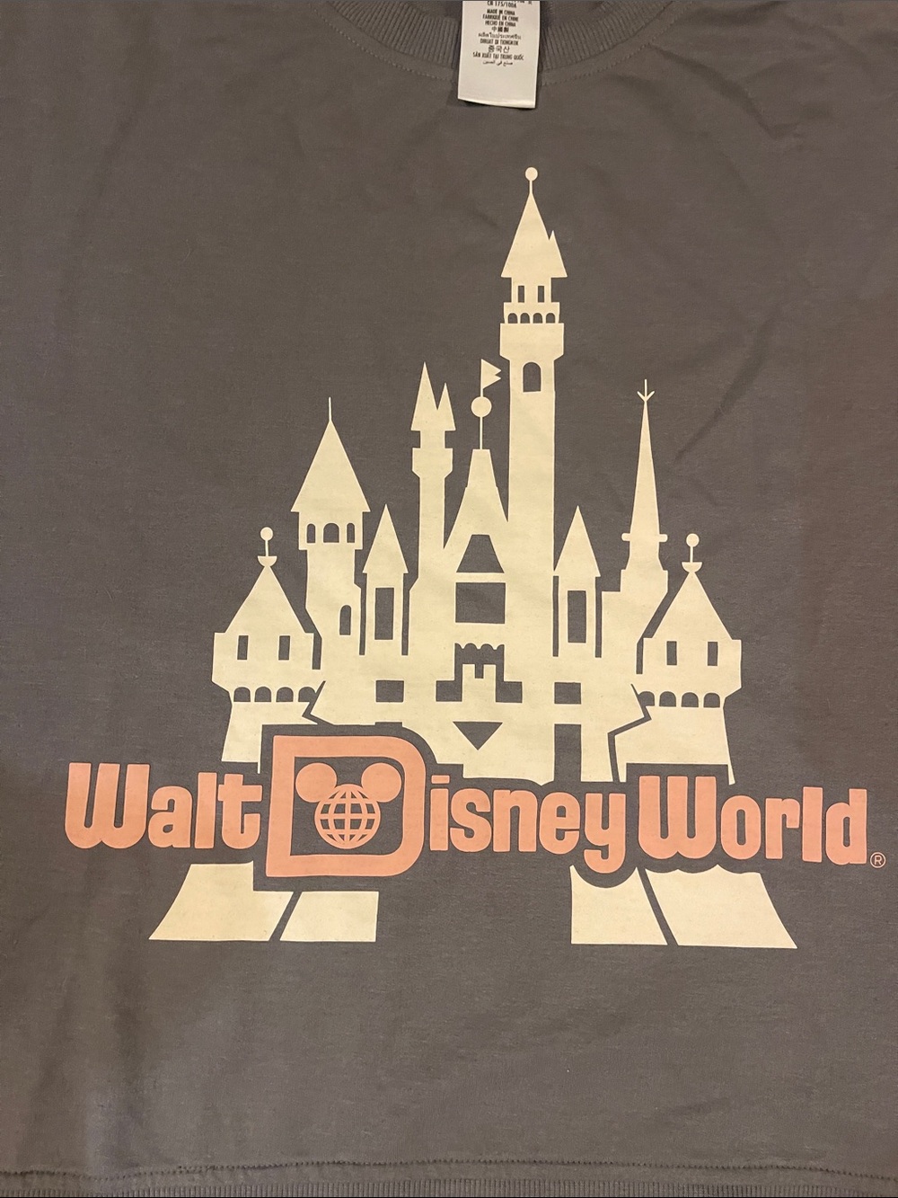 Disney Walt Disney World Castle Jersey Lightweight Sweatshirt Size Large NWOT - Picture 3 of 6